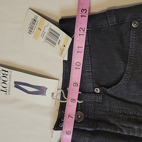 Style & Co Women's Black Jeans size 2 Boot Cut New - Picture 9 of 14